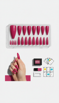 Runway Pink Gel False Nails